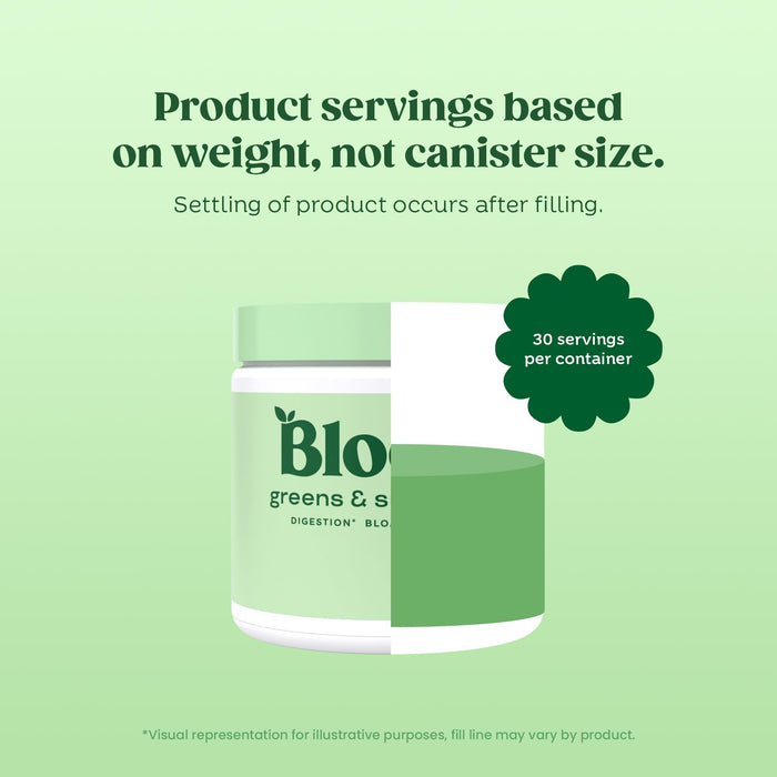 Bloom Nutrition Greens and Superfoods Powder for Digestive 30 SVG, Original