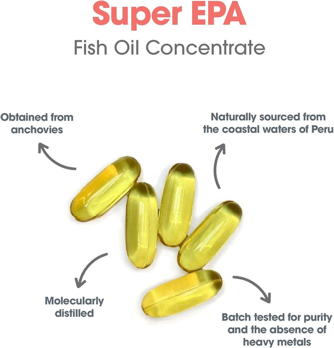 Allergy Research Group - Super EPA - Omega 3 Fish Oil 60 Softgels