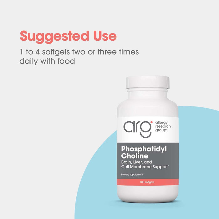 Allergy Research Group - Phosphatidyl Choline - 100 Softgels