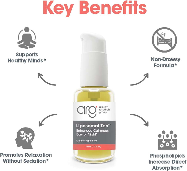 Allergy Research Group - Liposomal Zen - 50 mL (1.7 fl oz)