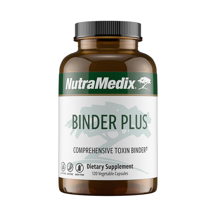 NutraMedix Binder Plus Toxin Binder & Detoxifier - 120 Capsules