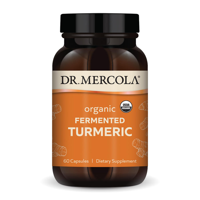 Dr. Mercola Organic Fermented Turmeric, 30 Servings 60 Capsules