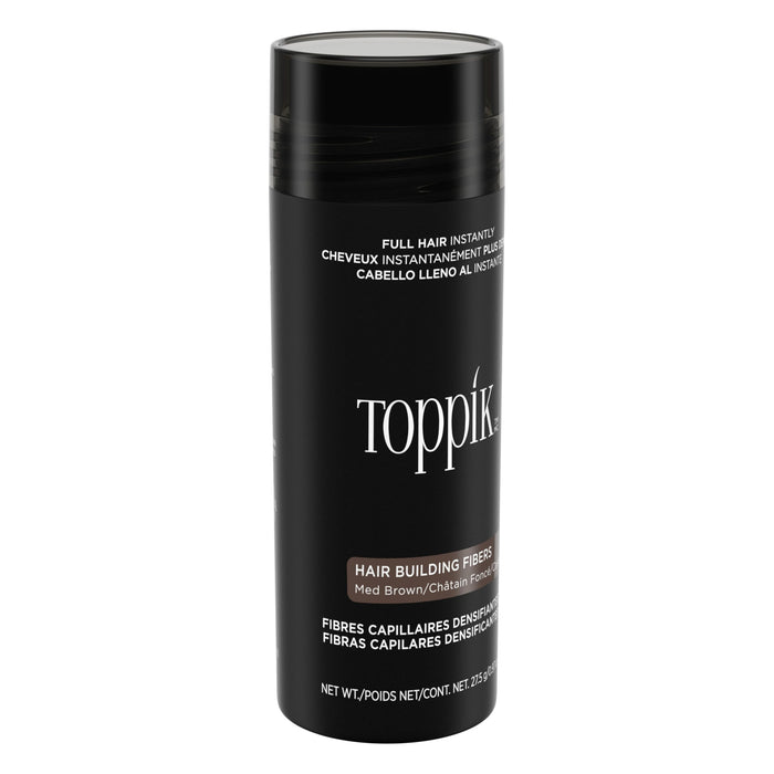 Toppik Hair Building Fibers, MEDIUM BROWN, 27.5g  Fuller Looking Hair