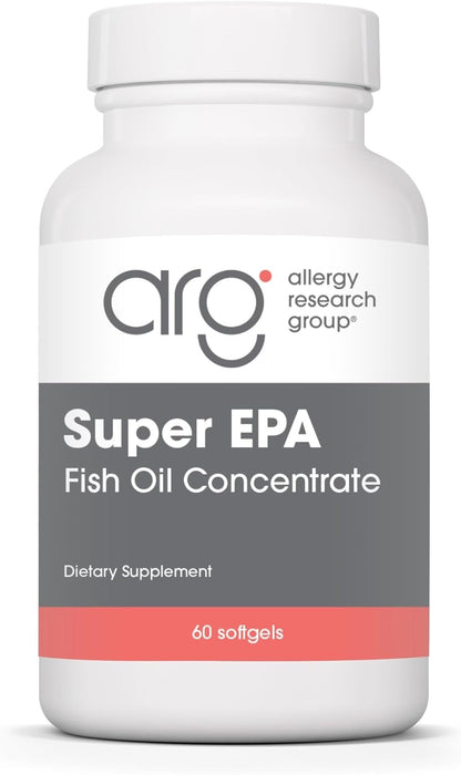 Allergy Research Group - Super EPA - Omega 3 Fish Oil 60 Softgels