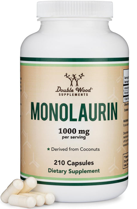 Monolaurin 210 Capsules by Double Wood