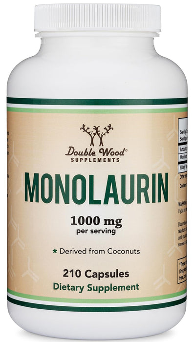Monolaurin 210 Capsules by Double Wood