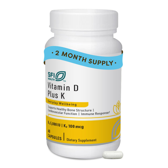 SFI Health Vitamin D Plus K 60 Capsules