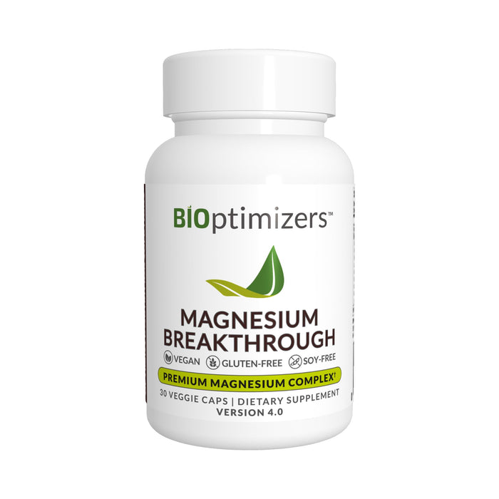 BiOptimizers Magnesium Breakthrough Supplement 4.0 - 30 Capsules