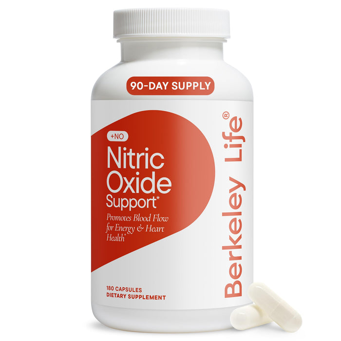 Berkeley Life Nitric Oxide Support Supplement - 180 Count