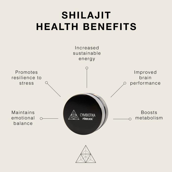 CYMBIOTIKA Pure Shilajit Resin 15g Jar Vegan