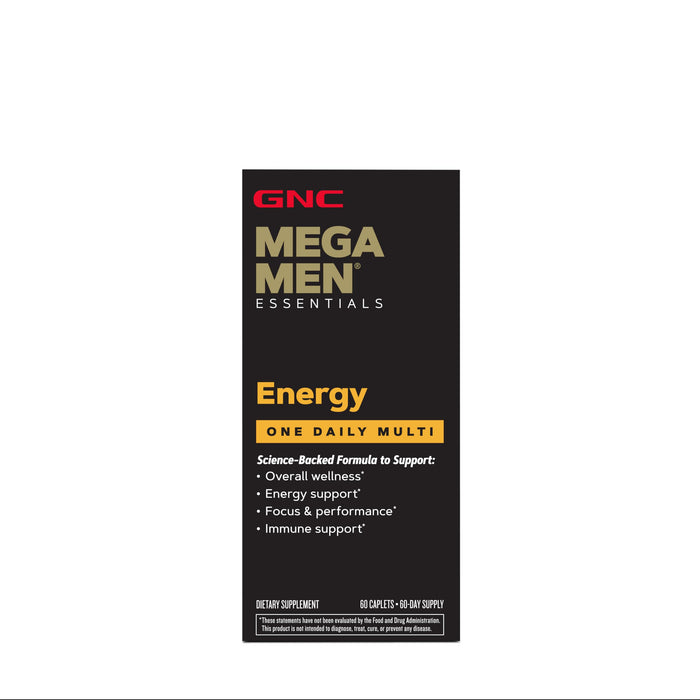 GNC Mega Men One Daily Energy Multivitamin 60 Caplets