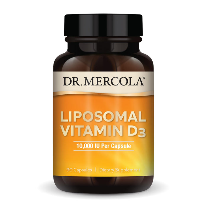Dr. Mercola Liposomal Vitamin D3 10,000 IU Per Serving-90 Capsules