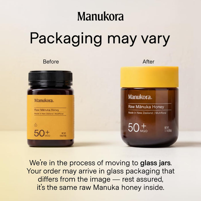Manukora Raw Manuka Honey MGO 50+ New Zealand 500g