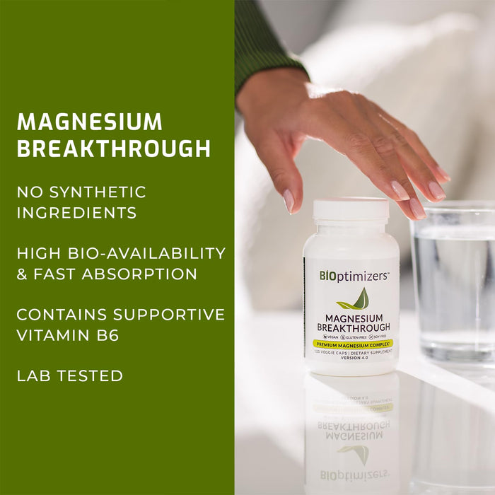 BiOptimizers Magnesium Breakthrough Supplement 4.0 - 30 Capsules