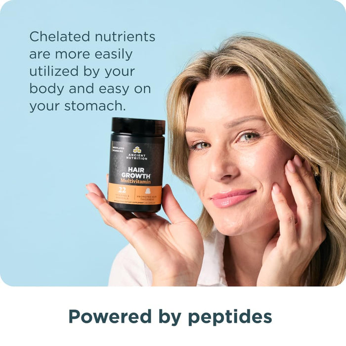 Ancient Nutrition Hair Growth Multivitamin – 90 Capsules