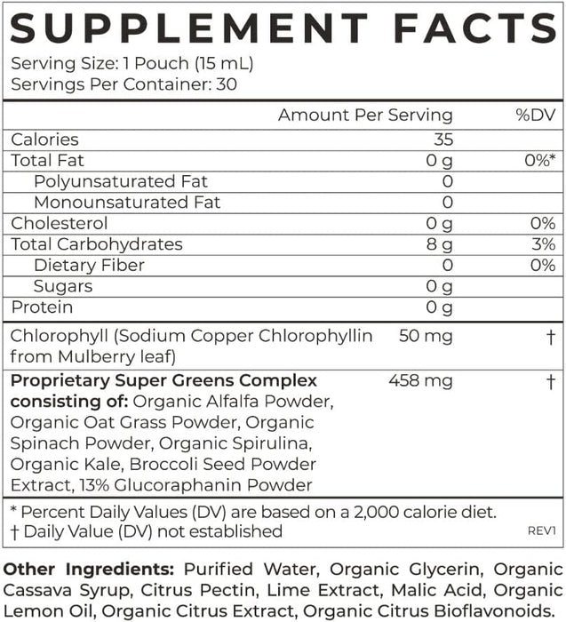 CYMBIOTIKA Super Greens Supplement 30 Pouches
