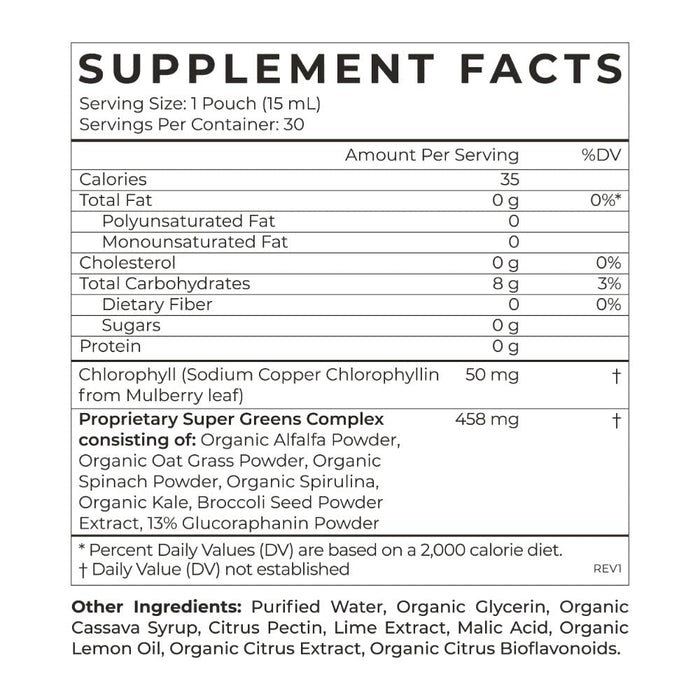 CYMBIOTIKA Super Greens Supplement 30 Pouches