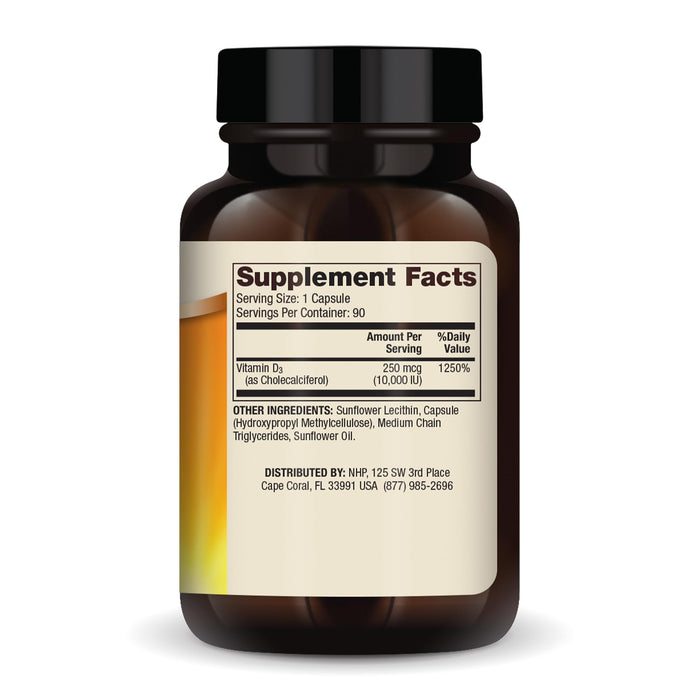 Dr. Mercola Liposomal Vitamin D3 10,000 IU Per Serving-90 Capsules