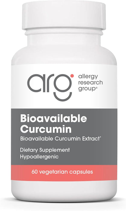 Allergy Research Group - CurcuWin 500 - Bioavailable Curcumin / Turmeric Extract - 60 Vegetarian Capsules