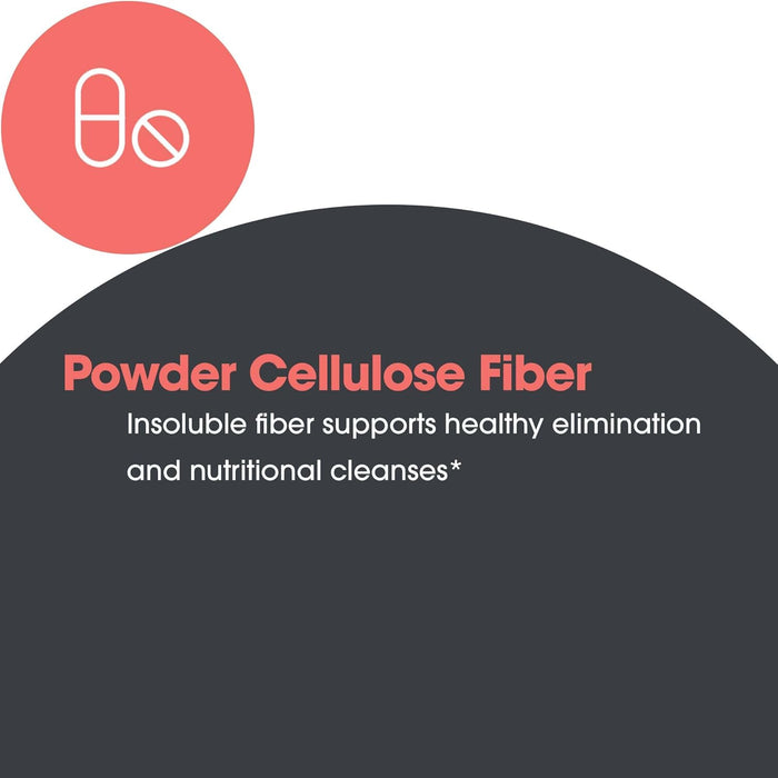 Allergy Research Group - Cellulose Powder - Insoluble Fiber, Colon Health - 250 Grams (8.8 oz)