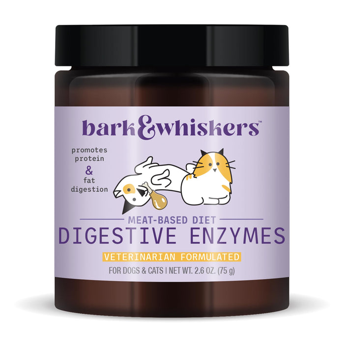 Bark & Whiskers Digestive Enzymes Meat-Based Diet for Dogs & Cats 2.6 oz. (75 g)