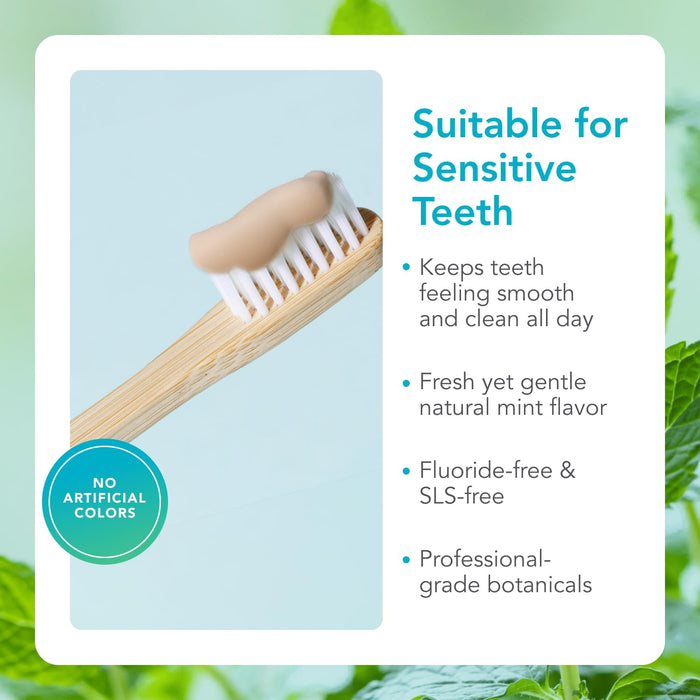 Biocidin Dentalcidin Mint Fluoride Free Whitening Toothpaste, 3 Oz