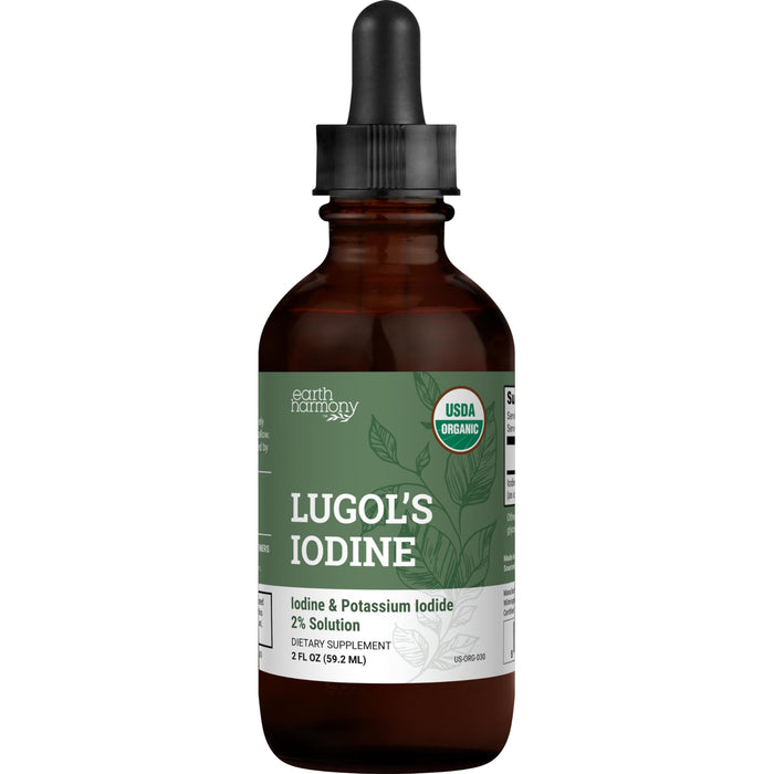 Earth Harmony Organic Lugol's Iodine 2 Oz