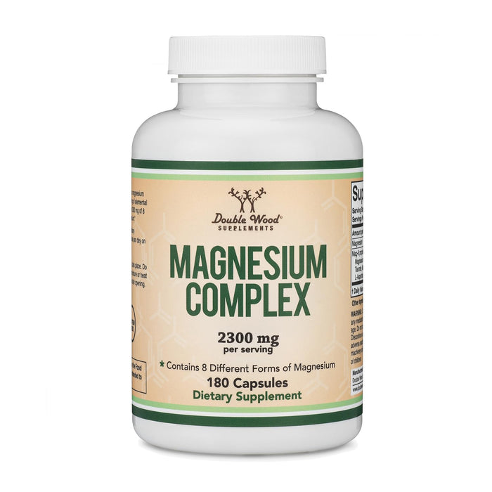 Double Wood Magnesium Complex Supplement 180 Capsules