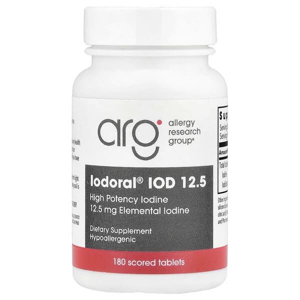 Optimox Iodoral 12.5 mg High Potency Iodine Nutritional Supplement 180 Tablets