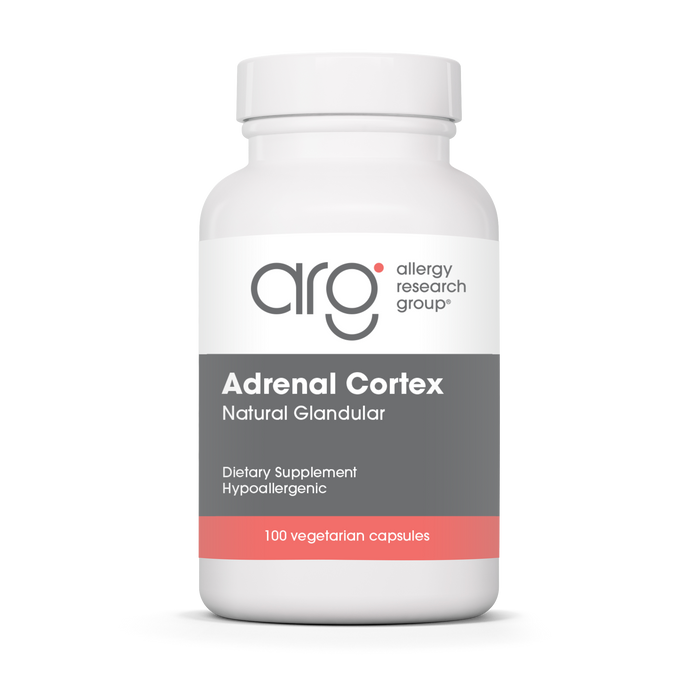 Allergy Research Group - Adrenal Cortex Glandular - Stress, Energy, Adrenal Support - 100 Vegicaps