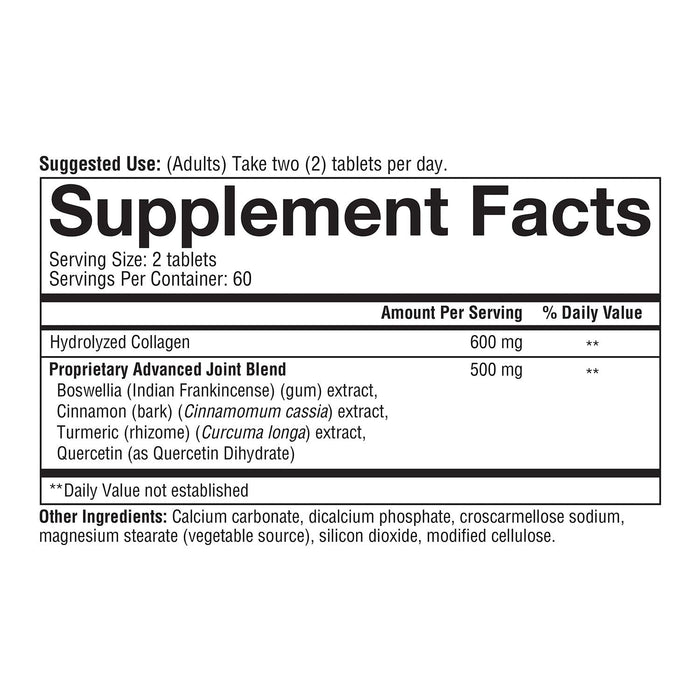 Youtheory Joint Collagen Advanced 120 Tablets