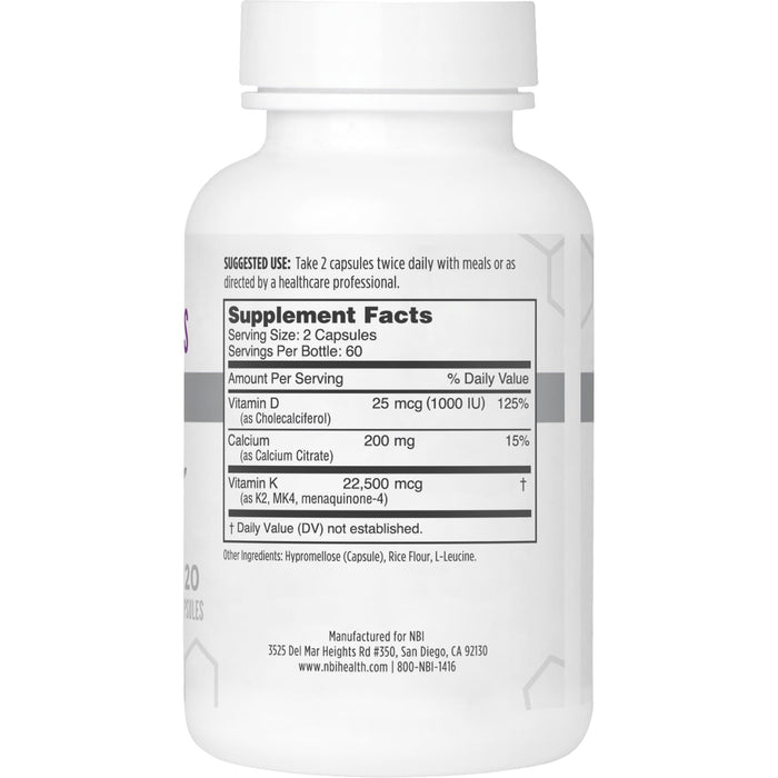 NBI Osteo-K Mini 120 Veggie Capsules