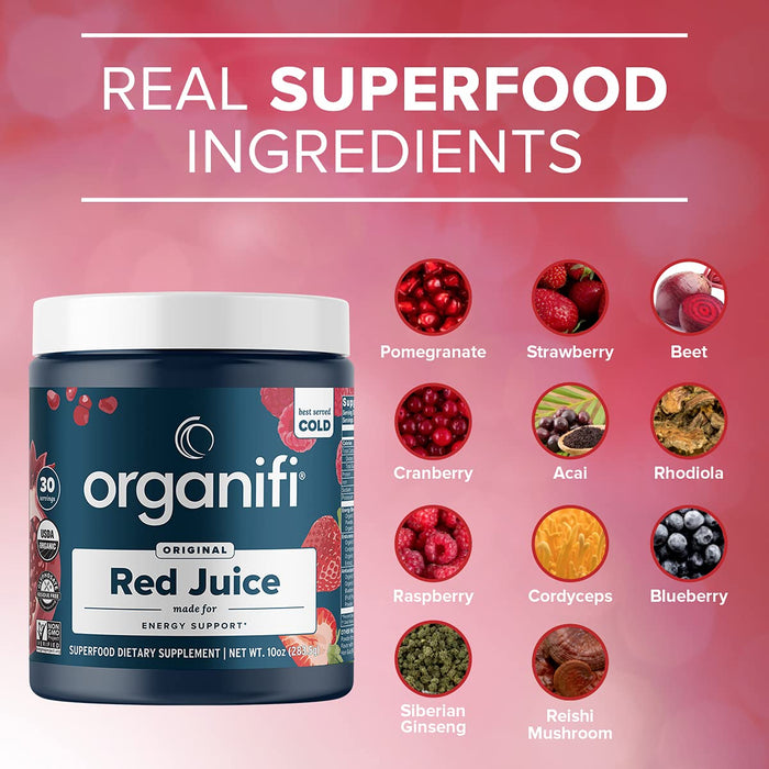 Organifi Red Juice  30-Day Supply 9.5 oz 270g