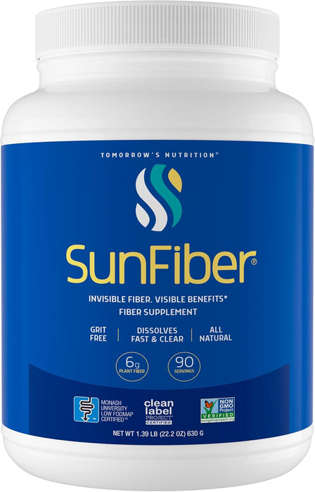 Tomorrow's Nutrition Sunfiber 90 Servings Soluble Prebiotic Fiber