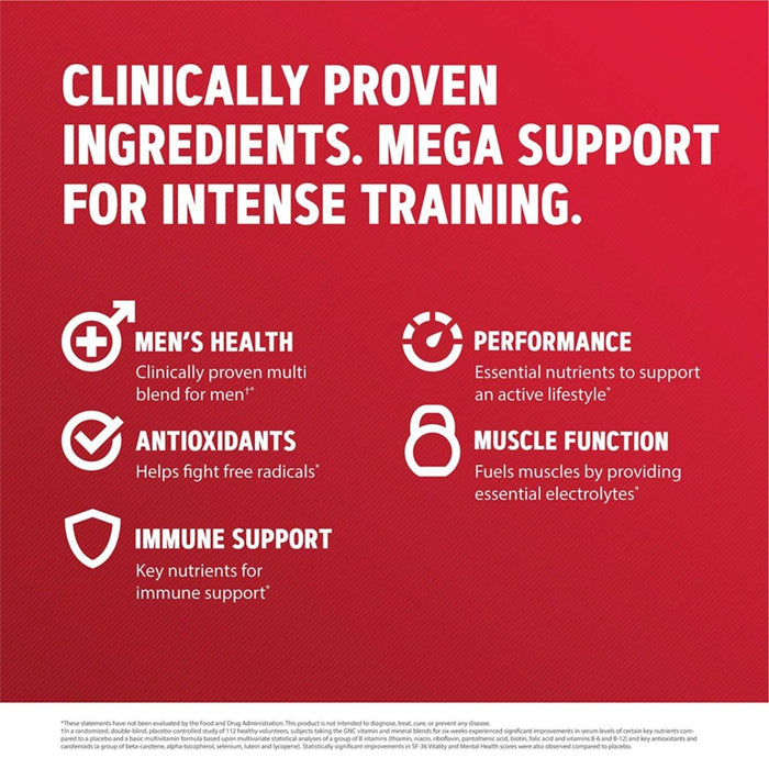 GNC Mega Men Sport Multivitamin 90 Caplets