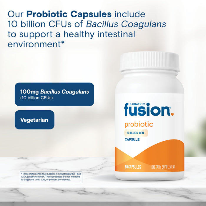 Bariatric Fusion Probiotic 10 Billion CFU 60 Capsules
