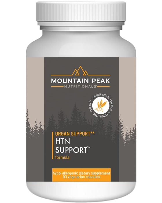 Mountain Peak Nutritionals HTN Blood Pressure Support Supplement for Heart & Circulation Health - 90 Vegetarian Capsules