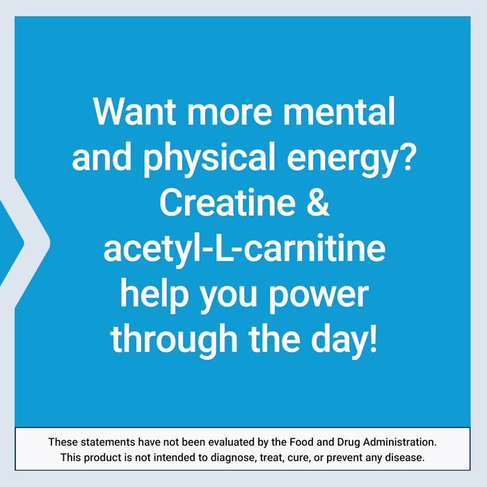 Life Extension, Creatine & Acetyl-L-Carnitine, Energy Plus Life Extension, Creatine & Acetyl-L-Carnitine, Energy Plus
