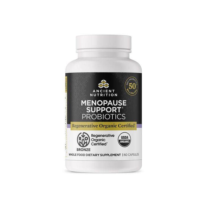 Ancient Nutrition Organic Probiotics Menopause Support 60 Ct 50B CFU