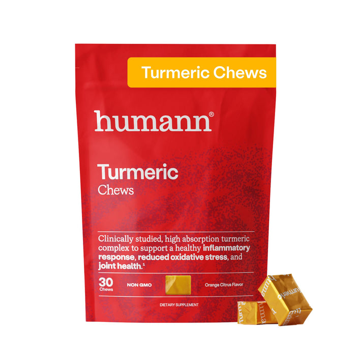 Humann Turmeric Chews, Orange Citrus Flavor, 30 Ct