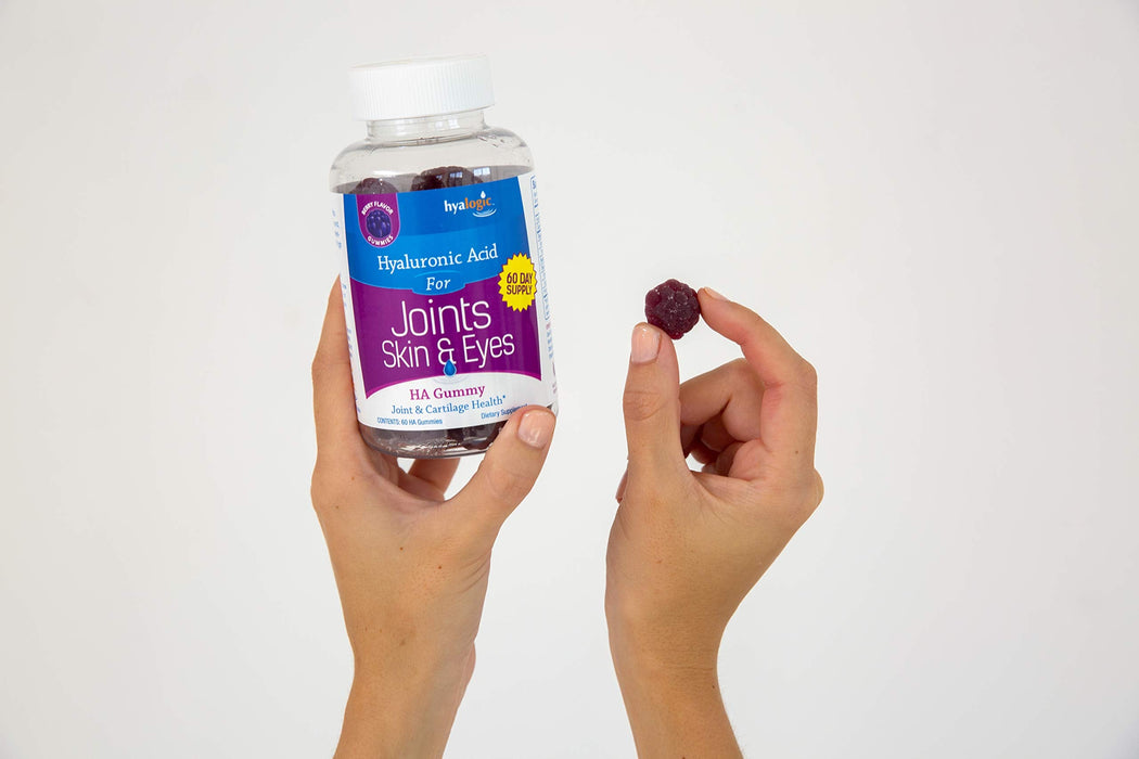 Hyalogic Chewy HA Gummies 60 ct Mixed Berry Flavor