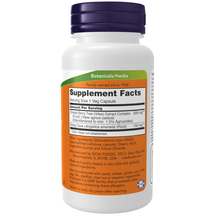 NOW Supplements, Chaste Berry  90 Veg Capsules
