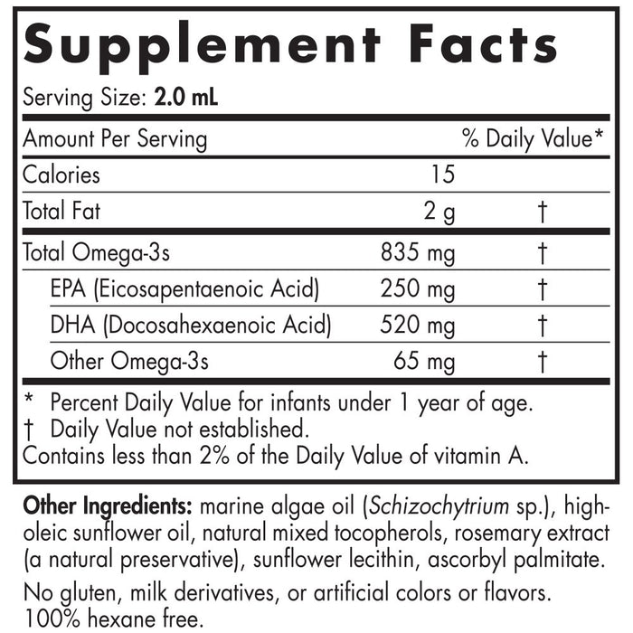 Nordic Naturals: Baby's DHA, vegetarisch Omega-3-DHA - 30 ml