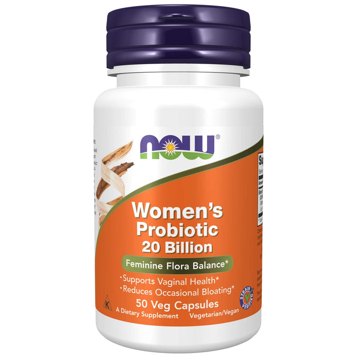 NOW Supplements Women's Probiotic 20 Billion 50 Veg Capsules