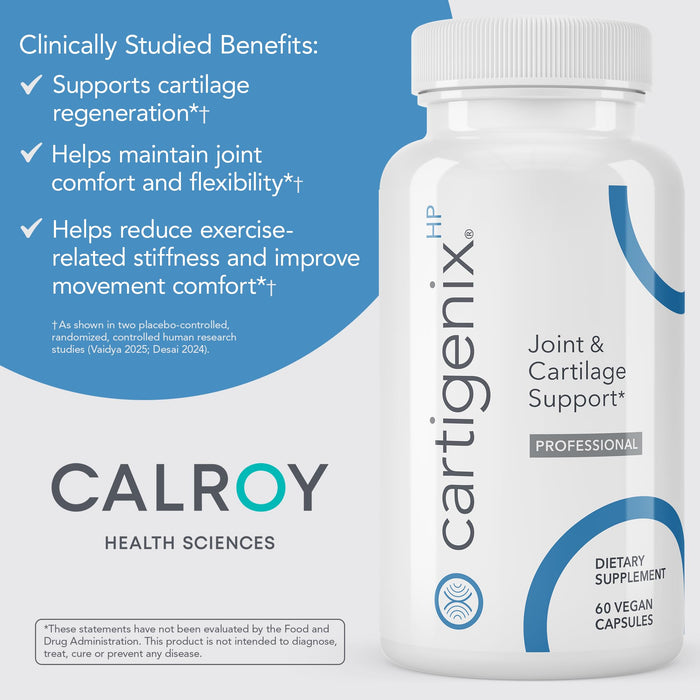 Calroy Cartigenix HP Joint & Cartilage Support Supplement  – 60 Vegan Capsules