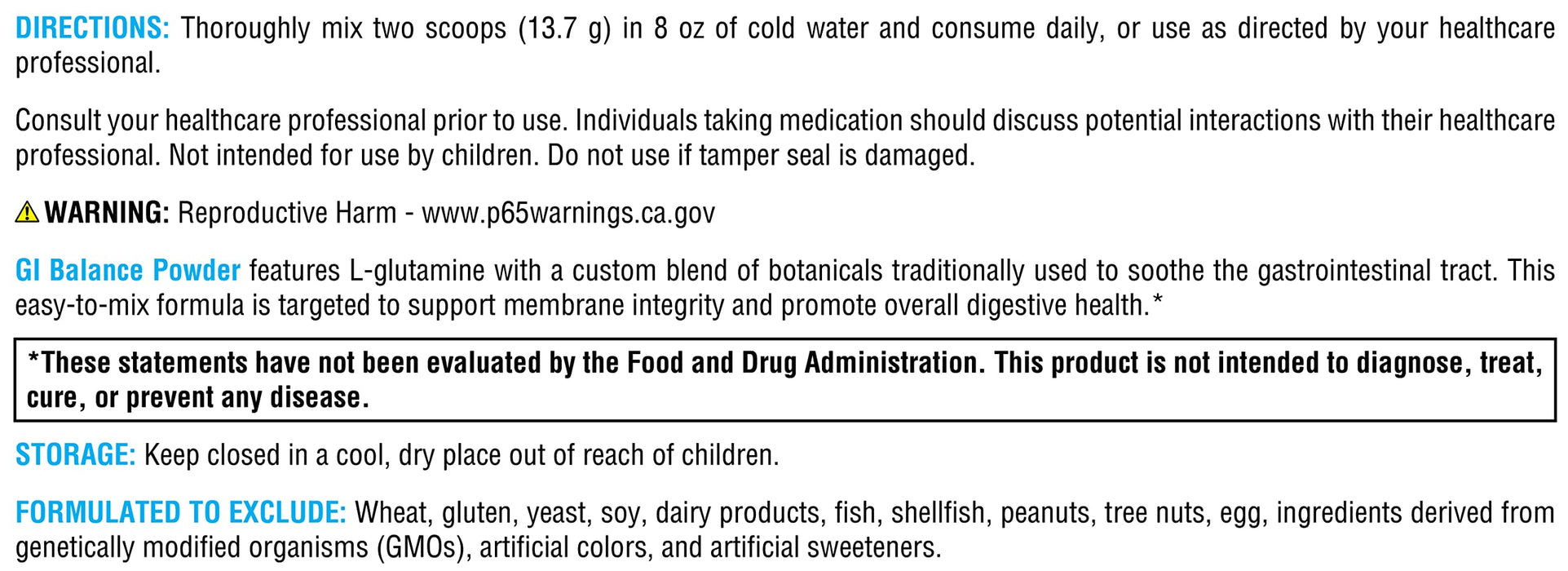 XYMOGEN GI Balance Powder  - Chai (6.77 oz)