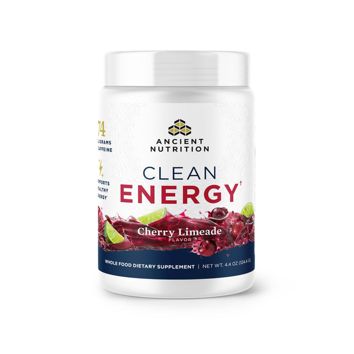 Ancient Nutrition Clean Energy Powder, Cherry Limeade 30 Servings