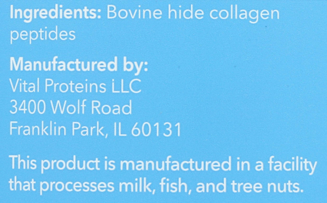 Vital Proteins, Unflavored Collagen Peptides, 10 Ounce