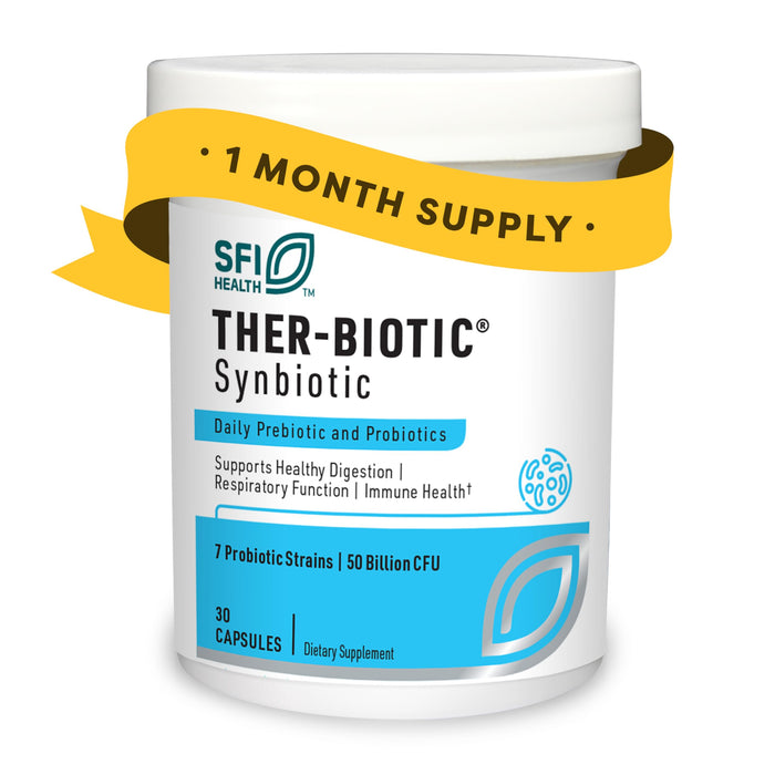 Klaire Labs SFI Health Ther-Biotic Synbiotic - Prebiotics and Probiotics- 30 capsules