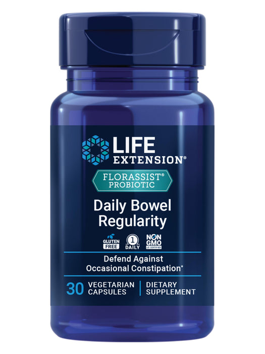 Life Extension FLORASSIST Daily Bowel Regularity – 30 Vegetarian Capsules